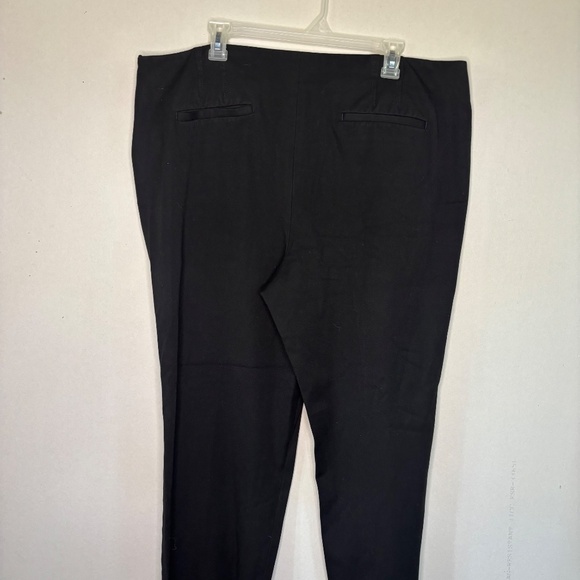 Talbots Womens Long Black Work Style Pants Size 20 - Picture 4 of 4